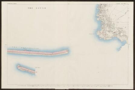 Devon CXXIX.4 (inset CXXIX.3) (includes: Plymouth Lighthouse; Plymstock; Wembury) - 25 Inch Map