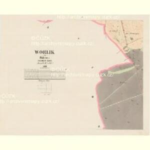 Worlik - c5512-3-005 - Kaiserpflichtexemplar der Landkarten des stabilen Katasters