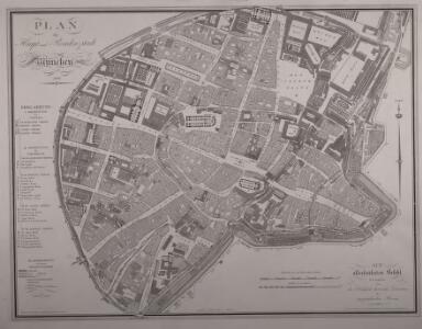 Plan der Haupt- und Residenzstadt München