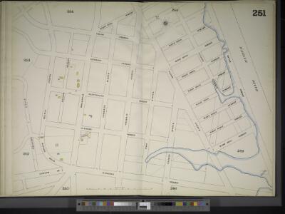 Manhattan, V. 11 1/2, Double Page Plate No. 251 [Map bounded by W. 211st St., Harlem River, Dyckman St., Prescott Ave.]