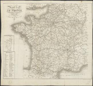 Nouvelle carte de France routière et postale