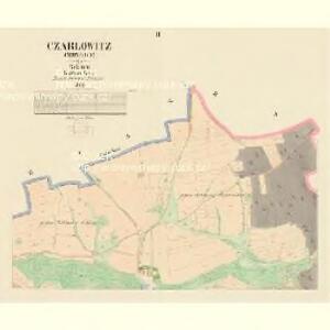 Czarlowitz (Černojce) - c0909-1-002 - Kaiserpflichtexemplar der Landkarten des stabilen Katasters