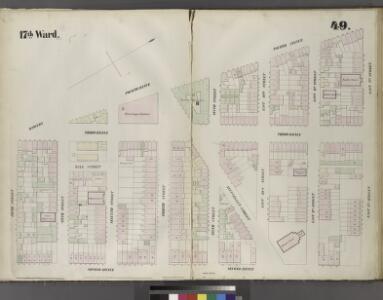 Plate 49: Map bounded by East 12th Street, Second Avenue, Fifth Street, Bowery, Fourth Avenue.