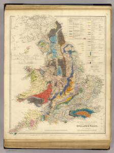 Inland navigation, rail roads, geology, minerals of England & Wales.