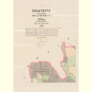 Rosterz - c6589-1-001 - Kaiserpflichtexemplar der Landkarten des stabilen Katasters