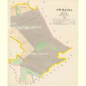 Studanka - c7497-1-002 - Kaiserpflichtexemplar der Landkarten des stabilen Katasters