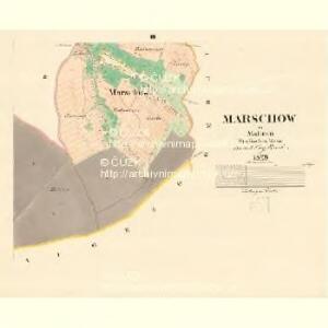 Marschow - m1727-1-002 - Kaiserpflichtexemplar der Landkarten des stabilen Katasters
