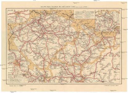 Cestovní mapa železniční pro země Koruny české