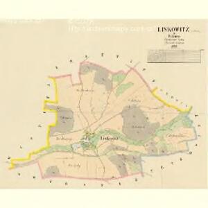 Liskowitz - c4129-1-001 - Kaiserpflichtexemplar der Landkarten des stabilen Katasters