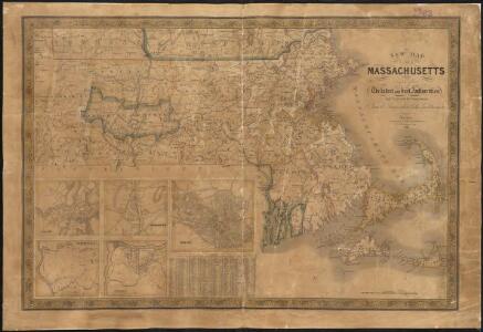 A new map of Massachusetts compiled from the latest and best authorities