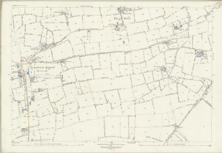 Suffolk LVII.7 (includes: Crowfield; Pettaugh; Stonham Aspall) - 25 Inch Map