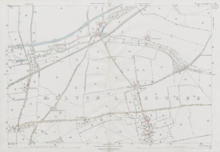 Wiltshire XXXVI.13 (includes: Milton Lilbourne; Pewsey; Wootton Rivers) - 25 Inch Map