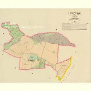 Löwenhof - c4338-2-001 - Kaiserpflichtexemplar der Landkarten des stabilen Katasters