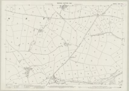 Cornwall XXV.9 (includes: St Breock; St Issey) - 25 Inch Map