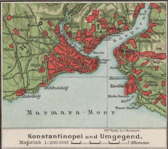 Konstantinopel und Umgegend