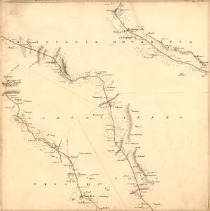 Kartblad nr 2: Kaart over Postveien fra Korsødegaarden til Trondhjem igjennom Gulbrandsdalen over Dovrefjeld