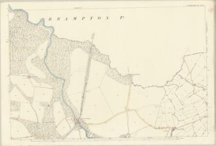 Cumberland XVIII.13 (includes: Brampton) - 25 Inch Map
