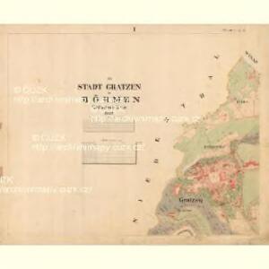 Gratzen - c5271-1-001 - Kaiserpflichtexemplar der Landkarten des stabilen Katasters