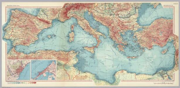 Mediterranean Sea.  Pergamon World Atlas.