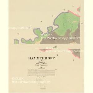 Hammerdorf - c1765-1-005 - Kaiserpflichtexemplar der Landkarten des stabilen Katasters