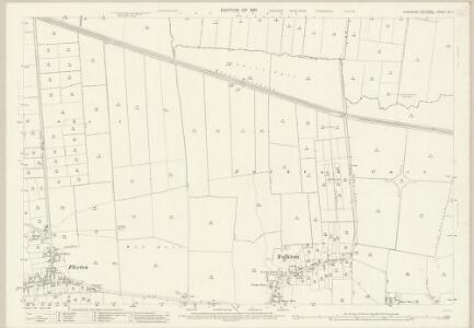 Yorkshire CX.1 (includes: Cayton; Folkton; Lebberston) - 25 Inch Map