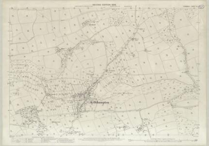 Cornwall IV.1 (includes: Kilkhampton) - 25 Inch Map