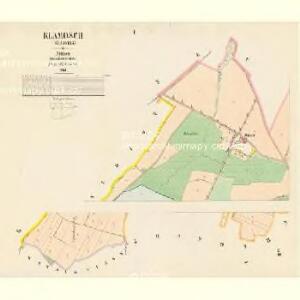 Klamosch (Klamoss) - c3120-1-001 - Kaiserpflichtexemplar der Landkarten des stabilen Katasters