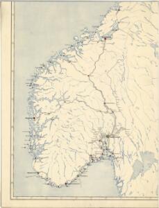 Spesielle kart 18 Sør-vest: Telegrafkart over Norge