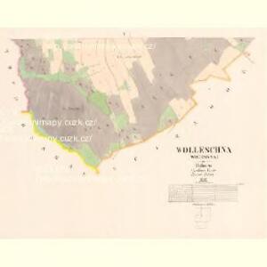 Wolleschna (Wolessna) - c5427-2-004 - Kaiserpflichtexemplar der Landkarten des stabilen Katasters
