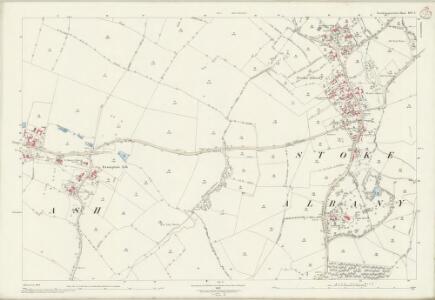 Northamptonshire XVI.7 (includes: Brampton Ash; Stoke Albany; Wilbarston) - 25 Inch Map