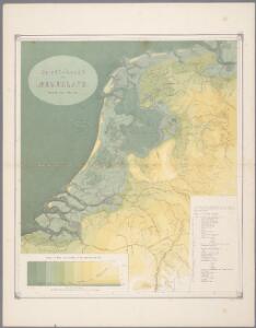 5 & 9. Hoogtekaart van Nederland, uit: Geologische kaart van Nederland / door W.C.H. Staring ; bew. aan de Topographische Inrichting