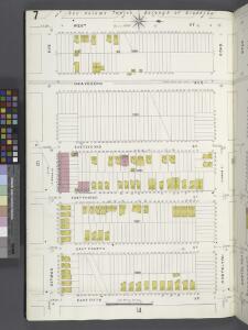 Brooklyn V. 10, Plate No. 7 [Map bounded by West St., Cortelyou Rd., E. 5th St., Ditmas Ave.]