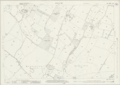 Kent LXVI.5 (includes: Brabourne; Elmsted; Hastingleigh; Stowting) - 25 Inch Map