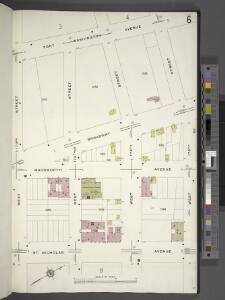 Manhattan, V. 12, Plate No. 6 [Map bounded by Fort Washington Ave., W. 176th St., St. Nicholas Ave., W. 173rd St.]