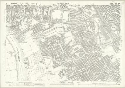 London (Edition of 1894-96) LXXXVI (includes: Fulham; Hammersmith) - 25 Inch Map
