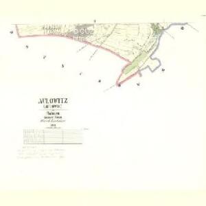 Aulowitz (Aulowic) - c8248-1-002 - Kaiserpflichtexemplar der Landkarten des stabilen Katasters