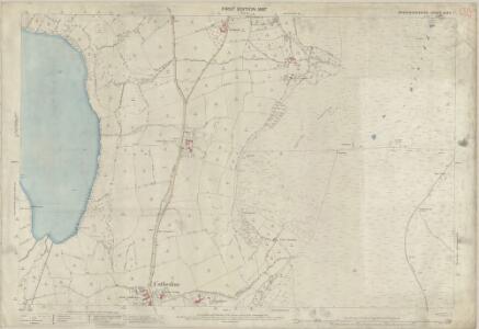Brecknockshire XXXV.1 (includes: Cathedin; Llan Gors; Llanfihangel Cwm Du; Llangasty Tal Y Llyn) - 25 Inch Map