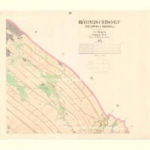 Böhmischdorf (Morawska Diedina) - m0391-1-004 - Kaiserpflichtexemplar der Landkarten des stabilen Katasters