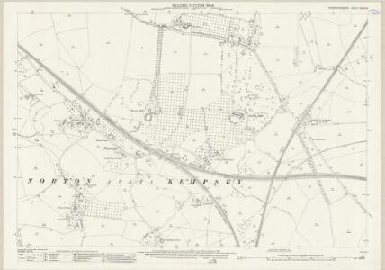Worcestershire XXXIV.13 (includes: Norton Juxta Kempsey; Pershore; Whittington) - 25 Inch Map