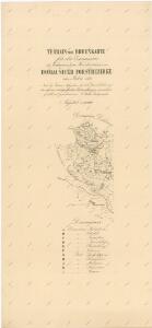Terénní a půdní mapa pro exkurzi Českého lesnického spolku do domoušického lesního okrsku v roce 1881 - výřez 1