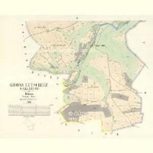 Gross Letschitz (Welka Lečice) - c8399-1-003 - Kaiserpflichtexemplar der Landkarten des stabilen Katasters