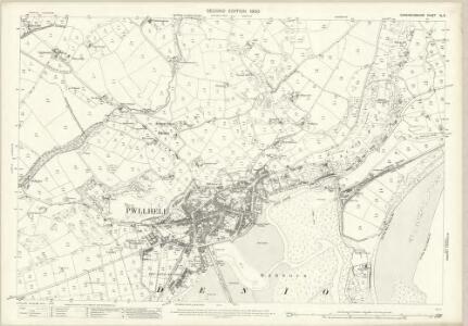 Caernarvonshire XL.8 (includes: Deneio; Llannor) - 25 Inch Map