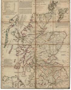 A commercial map of Scotland.