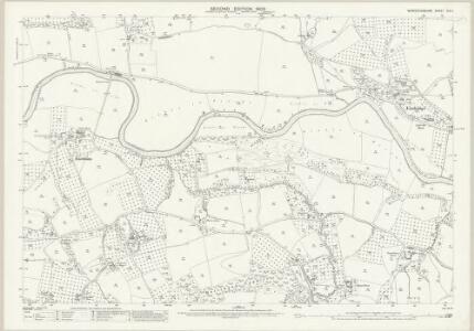 Worcestershire XIX.4 (includes: Eastham; Kington on Teme; Lindridge) - 25 Inch Map