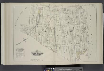 Vol. 4. Plate, I. [Map bound by Ninth Ave., Prospect Park, City Line, Greenwood Cemetery; Including Howard Pl., Fuller Pl., Tenth Ave., Eleventh Ave., Twenty-Second St., Twenty-First St., Nineteenth St., Eighteenth St., Seventeenth St., Prospect Ave., Sh