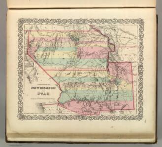 Territories of New Mexico and Utah (and Nevada and Arizona).