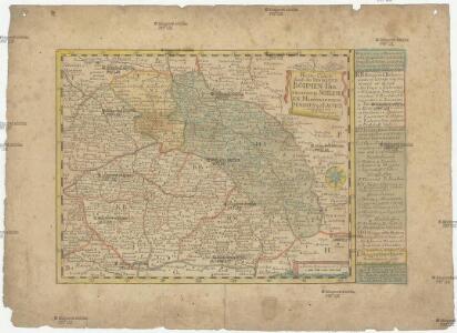 Reise-Charte durch das Königreich Böhmen Hertzogthum Schlesien Marggrafthum Maehren und Lausitz