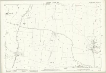 Northamptonshire XLIII.14 (includes: Badby; Everdon; Fawsley; Newnham) - 25 Inch Map