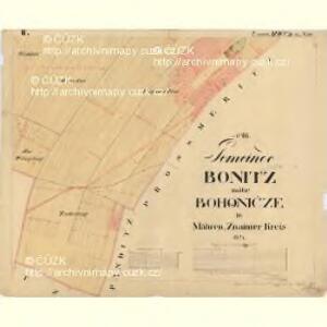 Bonitz - m0134-1-003 - Kaiserpflichtexemplar der Landkarten des stabilen Katasters