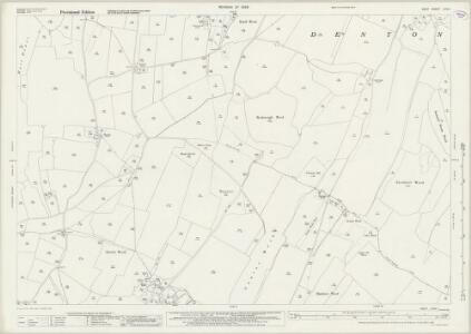 Kent LXVII.1 (includes: Acrise; Denton; Elham) - 25 Inch Map